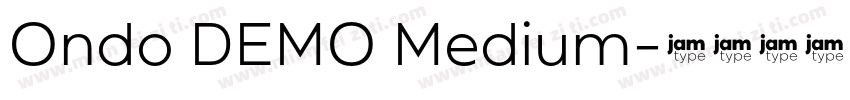 Ondo DEMO Medium字体转换